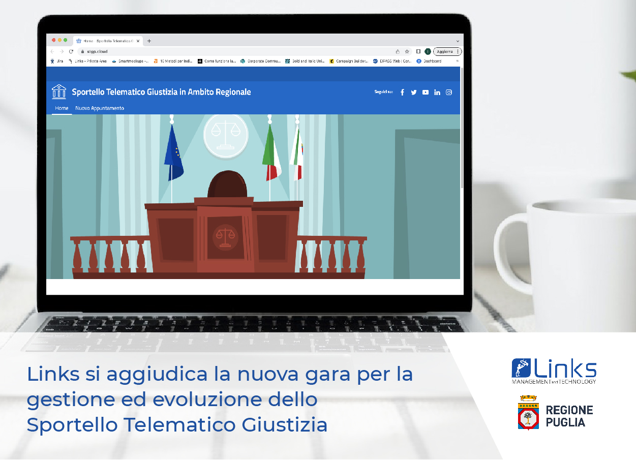Nuovi Uffici Giudiziari e Servizi Digitali nello Sportello Telematico Giustizia della Regione Puglia